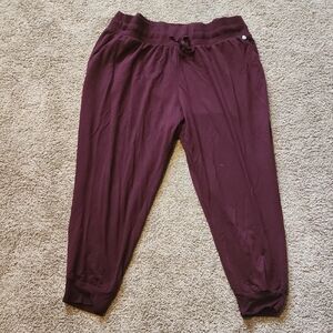 LIVI Burgundy Jogger Pants 18/20